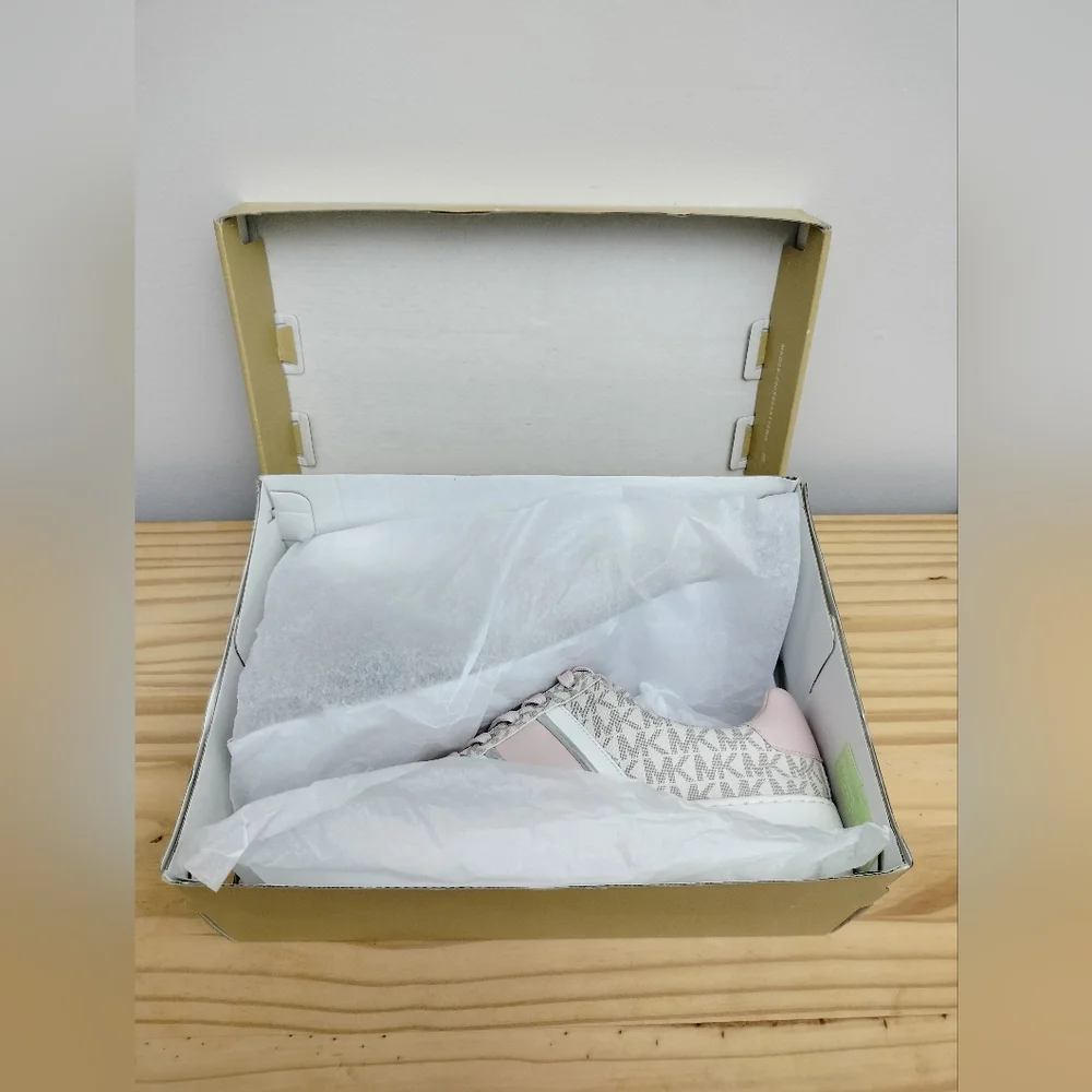 MICHAEL KORS Pink and Gray Sneakers - Picture 8 of 8